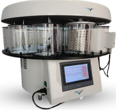 Histoline Automatic Carousal Tissue Processor With Vacuum And Double Basket