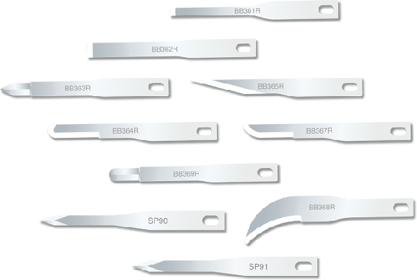 Kiato Stainless Steel Sterile Surgical Fine Micro Blade Size #61 Box of 25