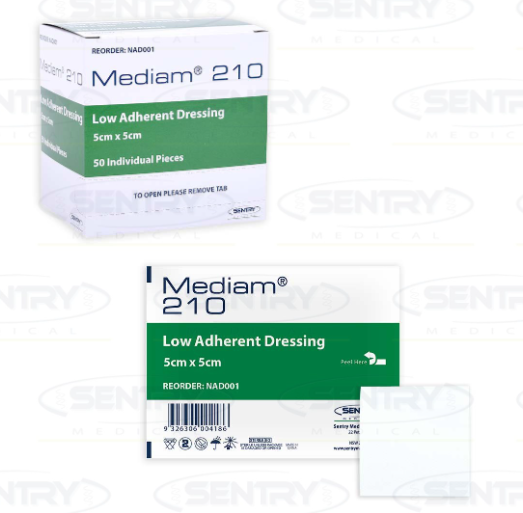 Mediam 210 Low Adherent Dressing Sterile