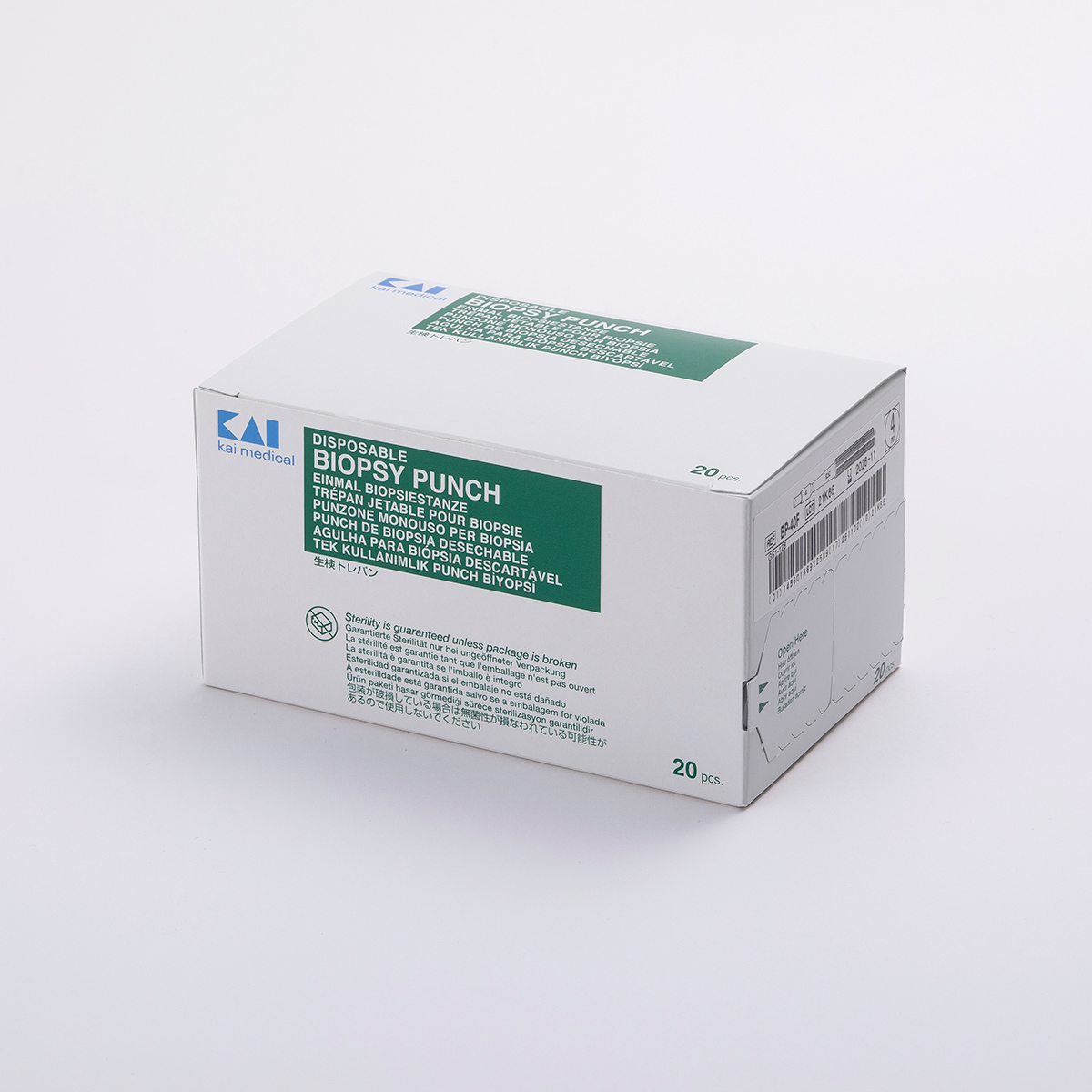 Kai Biopsy Punches 4mm Box/20