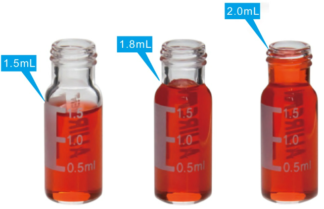 Diaguru 1.5/2ML Clear 9mm Screw Vial with Write-On Spot GC/LC 11.6*32mm 7.0 Type Box/100