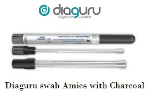 Diaguru Swab With Amies And Charcoal Pack/100