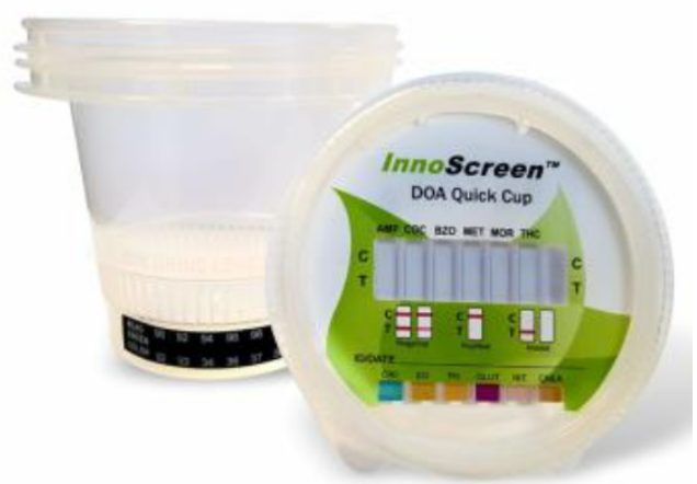 Innoscreen DOA Quick Cup Kits (Tilt Cups) 6 Panel CTN/25 Cup