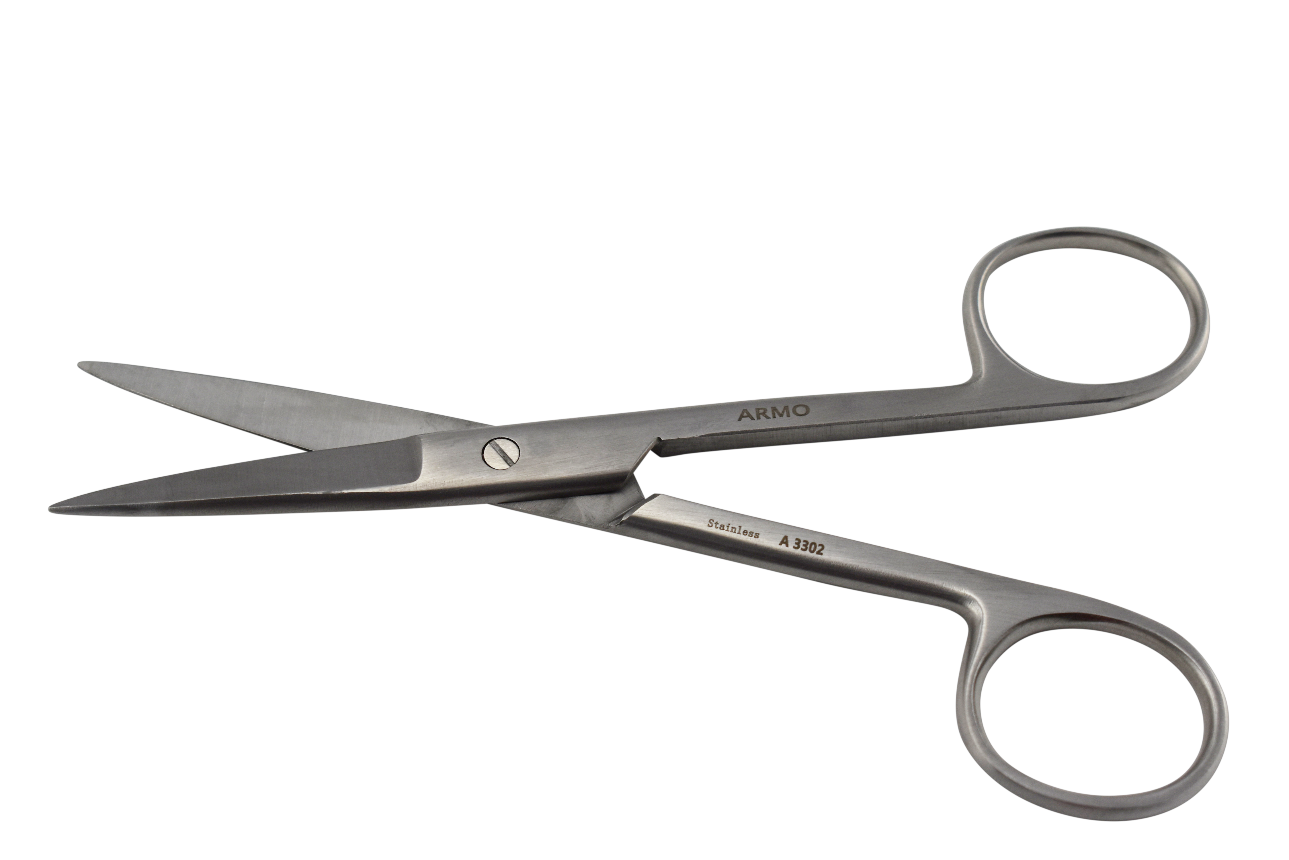 ARMO Surgical Scissors Sharp/sharp - straight 13cm