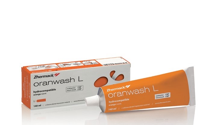 Zhermack ORANWASH L C-Silicone Dental Impression Material Light Body Wash 140ml