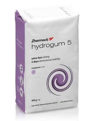 Zhermack Hydrogum 5 Orthodontic Alginate Extra Fast Set, Lilac 500g