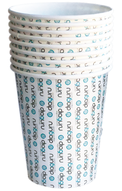 Diaguru Paper Drinking Cup 250ml Carton/1000