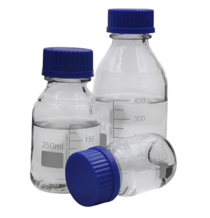 Diaguru Reagent Bottles, clear, EP Screw Vial with Grading, 7 type Glass