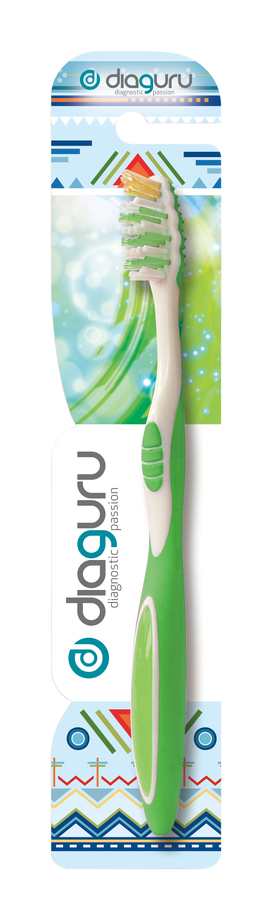 Diaguru Seasonal Toothbrushes, Green Autumn Box/12
