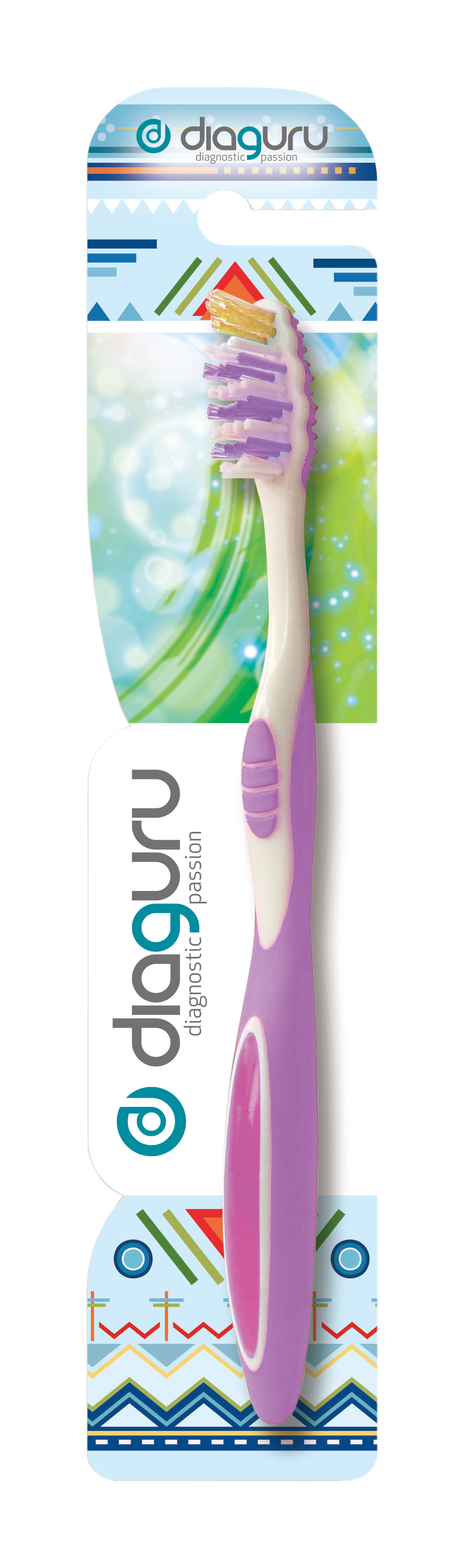 Diaguru Seasonal Toothbrushes, Jacaranda Spring Box/12
