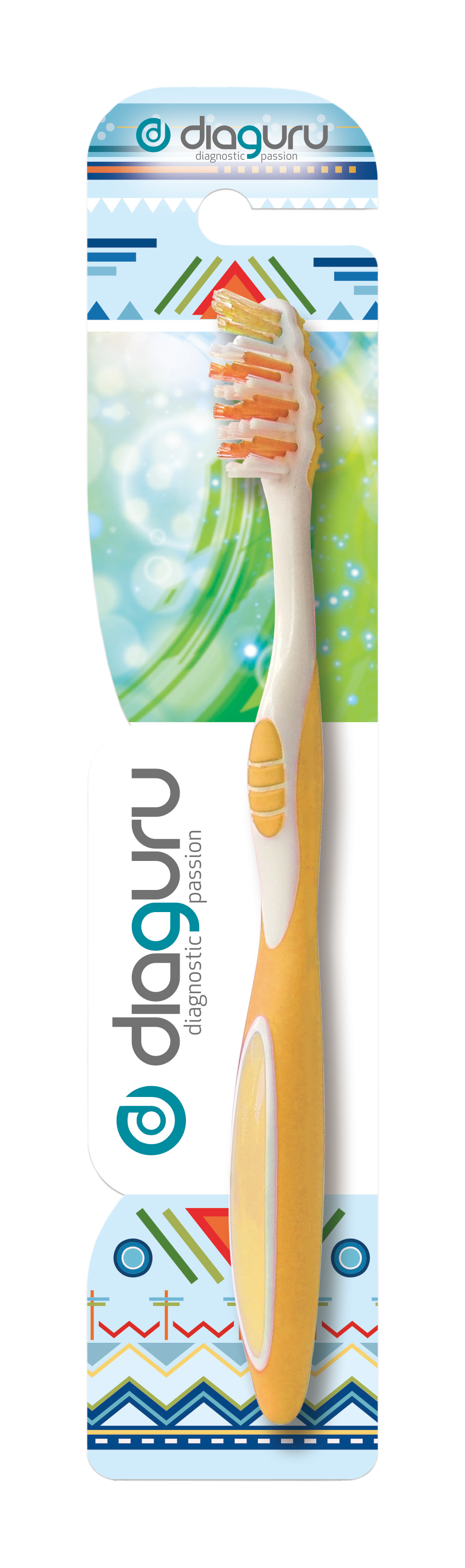 Diaguru Seasonal Toothbrushes, Orange Summer Box/12