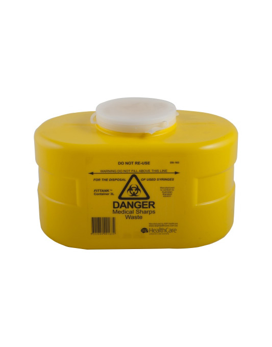 FITTANK Container 3 Litre Resealable Snap Top (Ctn/20); Each