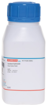 Himedia Sodium Hydroxide Pellets Plant Culture Tested 500g Bottle