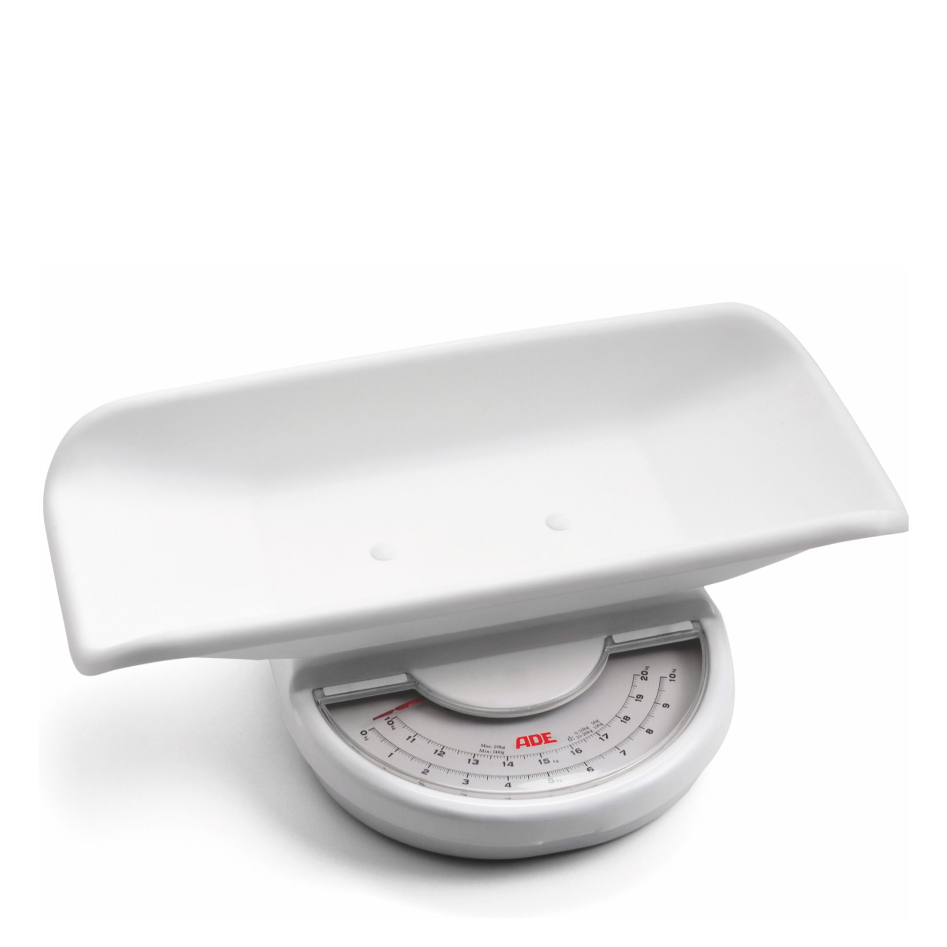 ADE Baby Scales Mechanical dial 20kgs Cap 568x259x343mm