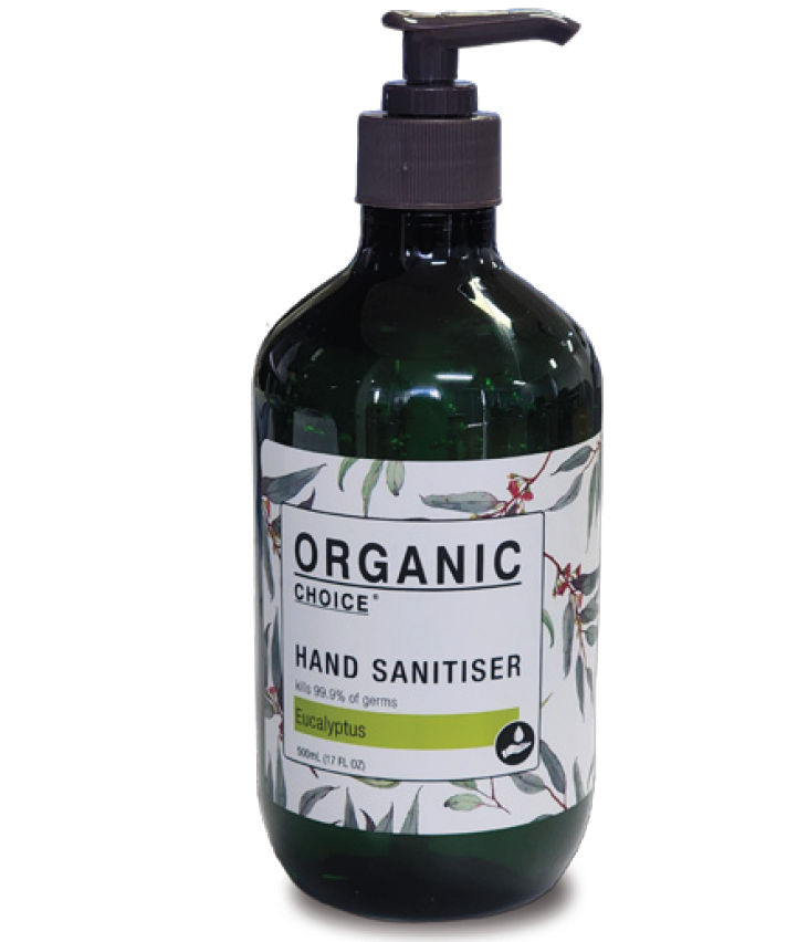 Organic Choice 500ml Eucalyptus Hand Sanitiser Bottle