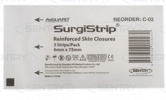 AsGUARD Surgistrip Reinforced Skin Closures