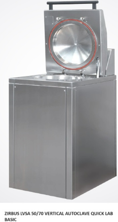 Zirbus Autoclave LVSA 50/70- Quick Lab Basic Model